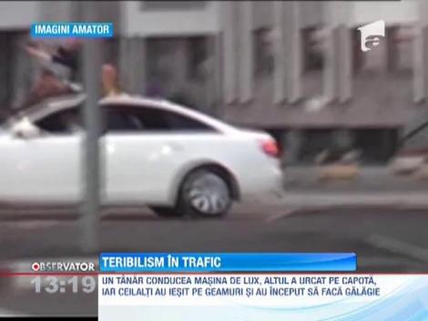 O strada din Galati a devenit locul unei petreceri