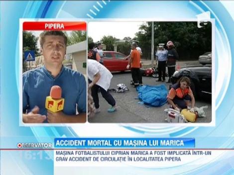 Masina fotbalistului Ciprian Marica a fost implicata intr-un accident mortal