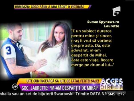 UPDATE | Laurette, o mama singura: S-a despartit de Mihai, tatal copilului ei!