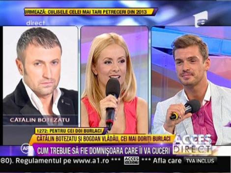 Catalin Botezatu si Bogdan Vladau, cei mai doriti burlaci: "Noi nu ne batem, suntem barbati!