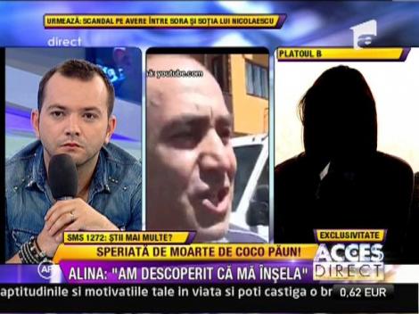 Alina, una dintre victimele lui Coco Paun: "Ma batea pana ma punea la pamant"