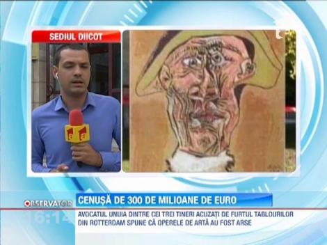 Tablourile furate din muzeul din Rotterdam ar fi ajuns cenusa