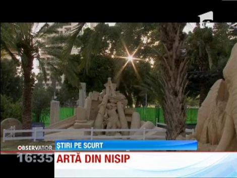 Israel: Expozitie inedita cu sculpturi din nisip