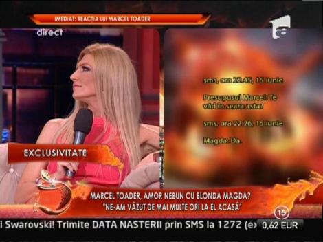 Mesajele dintre Marcel Toader si blonda Magda