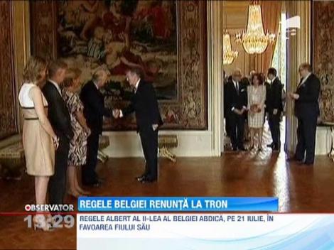 Regele Albert al Doilea al Belgiei renunta la tron in favoarea fiului sau