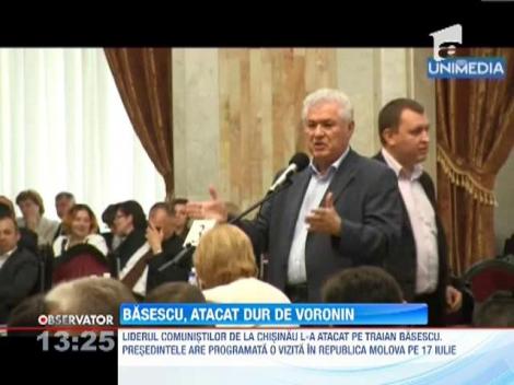 Basescu, atacat dur de Voronin