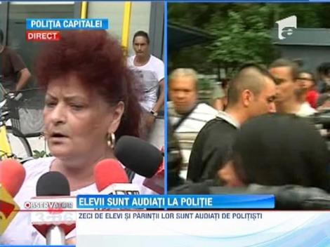Elevii de la liceul Dimitrie Bolintineanu sunt audiati la politie