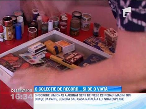 O colectie record! Un bistritean a strans 24 mii de cutii de chibrituri