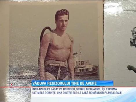 Vaduva lui Sergiu Nicolaescu tine de avere