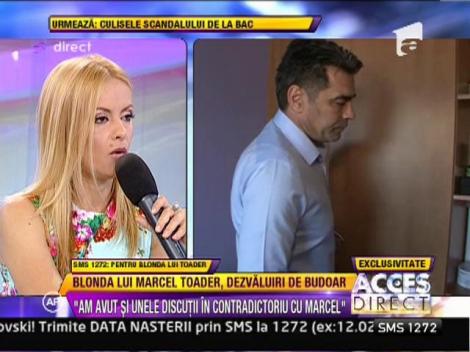 Iata ce mesaje picante isi trimiteau Marcel Toader si blonda Magda Simion!