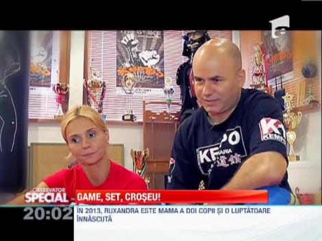 Fosta jucatoare de tenis Ruxandra Dragomir ia lectii de kempo