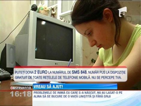 Alina ,in varsta de 16 ani, s-a nascut cu o malformatie congenitala la inima