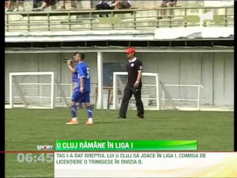 U Cluj ramane in Liga I