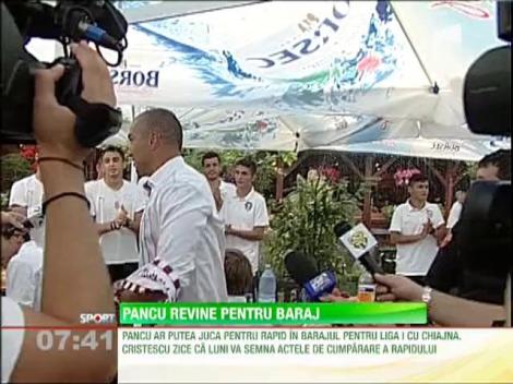 Pancu revine pentru baraj