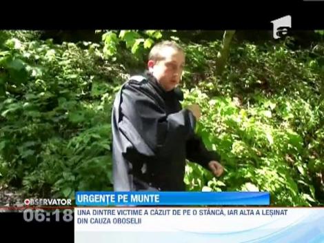 Doi aventurieri si-au incheiat la spital excursia in Muntii Bucegi