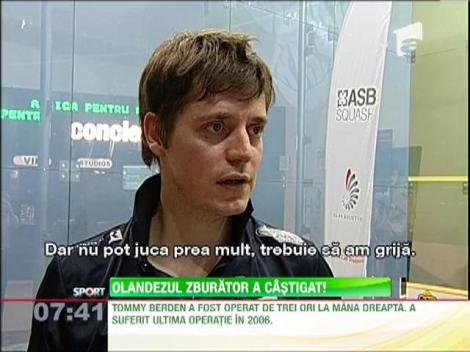 Olandezul Tommy Berden a castigat turneul de squash de la Bucuresti