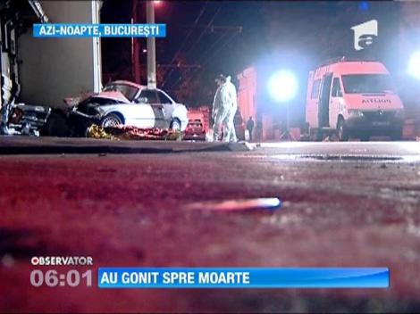 Bucuresti: Doi tineri si-au pierdut viata dupa ce au intrat cu masina intr-o casa parasita
