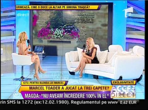 Magda Simion, despre relatia cu Marcel Toader: "Nu cred ca exista si o alta femeie in viata lui"