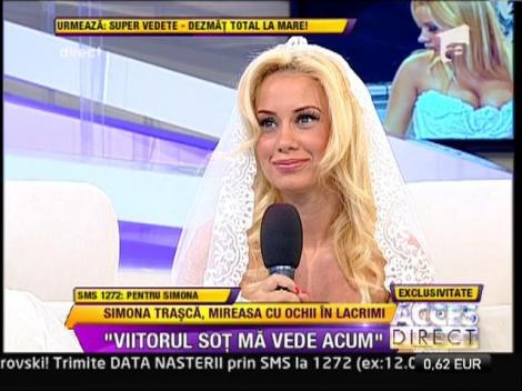 Simona Trasca si-a ales rochia de mireasa!