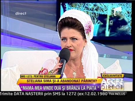 Steliana Sima: "Nu mi-am abandonat parintii. Ii respect foarte mult"