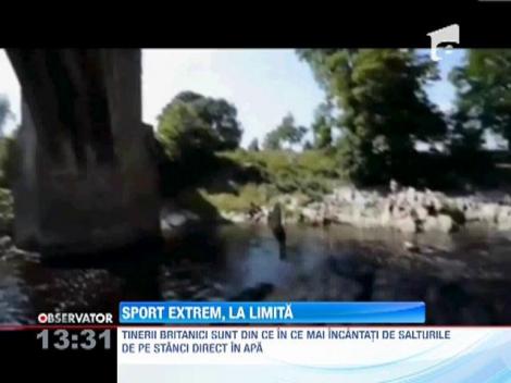 Salturile in apa,sport extrem pentru tinerii din Marea Britanie
