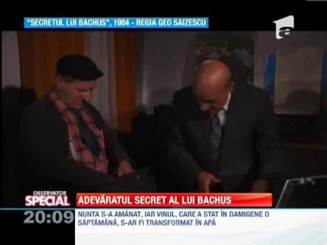 Adevaratul secret al lui Bachus