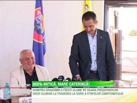 Dumitru Dragomir a facut glume pe seama presedintilor unor cluburi, la tragerea la sorti