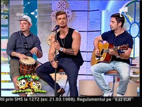 "Burlacul" Bogdan Vladau a cantat la Neatza