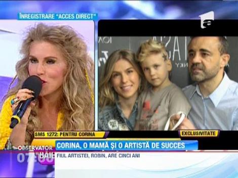 Corina, o mama si o artista de succes