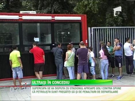 Meciul din Supercupa, Steaua-Petrolul, se va juca cu stadionul aproape gol!