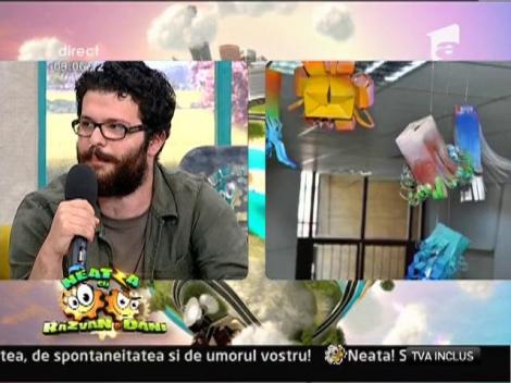 Personaje de carton Tetra Pak au invadat Gara de Nord