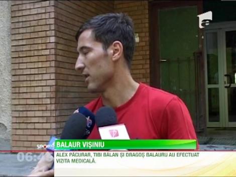 Intariri pentru Rapid! Tibi Balan, Dragos Balauru si Alexandru Pacurar au facut vizita medicala