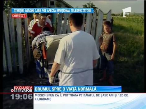 Baiatul diagnosticat cu obezitate morbida din Dolj va fi tratat in Bucuresti