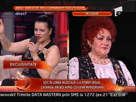Cornelia Catanga, razboi aprig cu Elena Merisoreanu