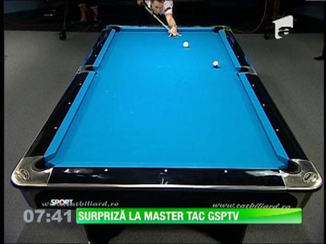 Surpriza la Master Tac! Raul Maican a fost egalat de Bogdan Grigorescu, desi a condus cu 6-1