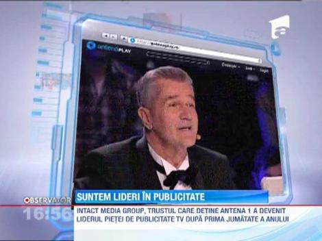 Intact Media Group este liderul pietei de publicitate TV