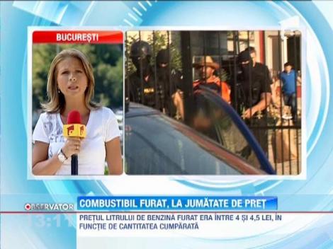 Combustibil furat, la jumatate de pret