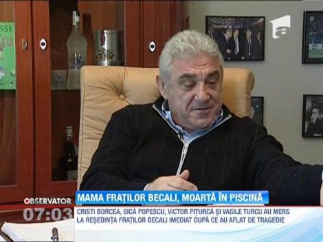 Mama fratilor Becali a fost gasita moarta in piscina