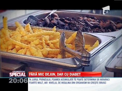 Absenta micului dejun provoaca diabetul de tip 2