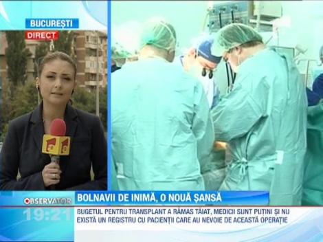 Dupa mai bine de 2 ani, transplantul de cord a fost reluat la spitalul de Urgenta Floreasca din Capitala