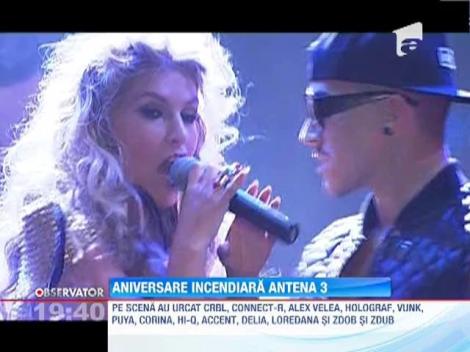 Aniversare incendiara Antena 3! Peste 50.000 de oameni au fost prezenti la concertul organizat la Craiova