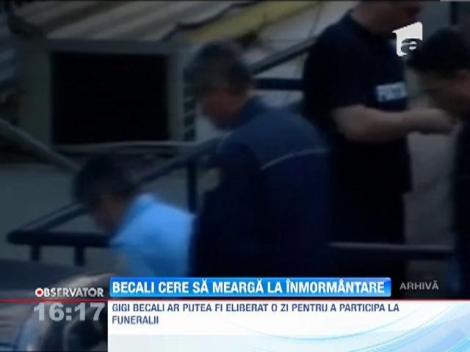 Moartea matusii l-ar putea scoate din inchisoare pe Gigi Becali