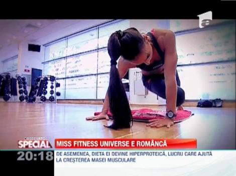 Ana Bucur a devenit Miss Fitness Univers