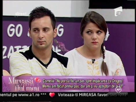 Dragos: "Am incercat sa ma apropii de Cornelia, dar m-a respins de multe ori"