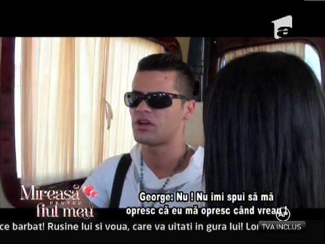 Confruntare intre Cristina, George si Alin