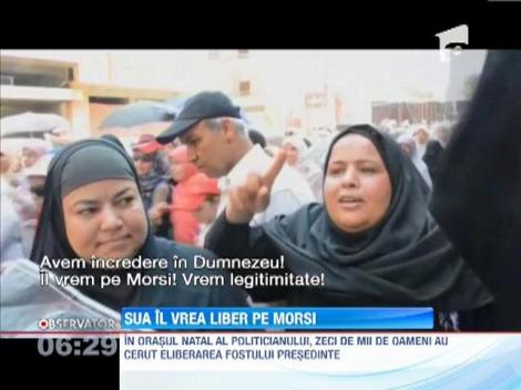 Statele Unite cer eliberarea lui Mohamed Morsi