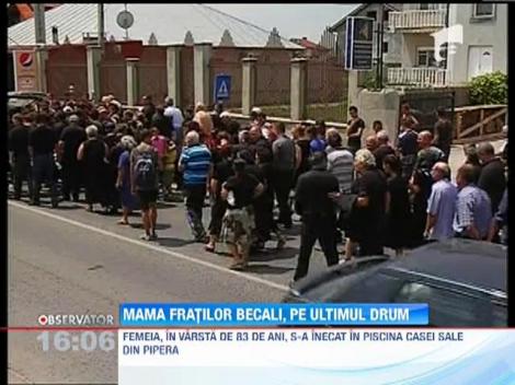 UPDATE/ Mama fratilor Becali, condusa pe ultimul drum