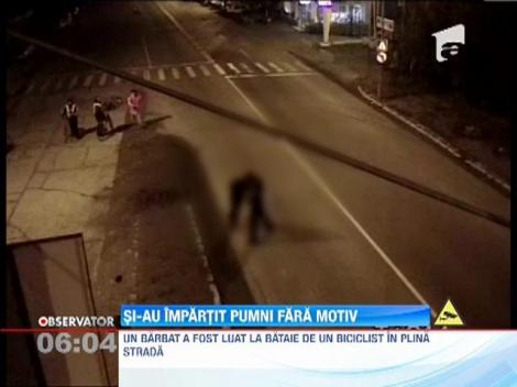 Bataie teribila la Buzau intre un biciclist si un pieton