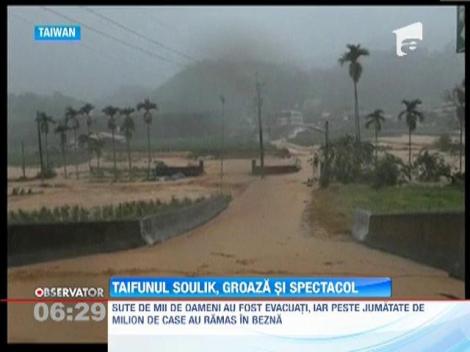 Taifunul Soulik a facut ravagii in Asia!