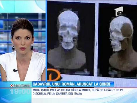 Un roman mort pe un santier din Italia a fost aruncat la gunoi de patroni!